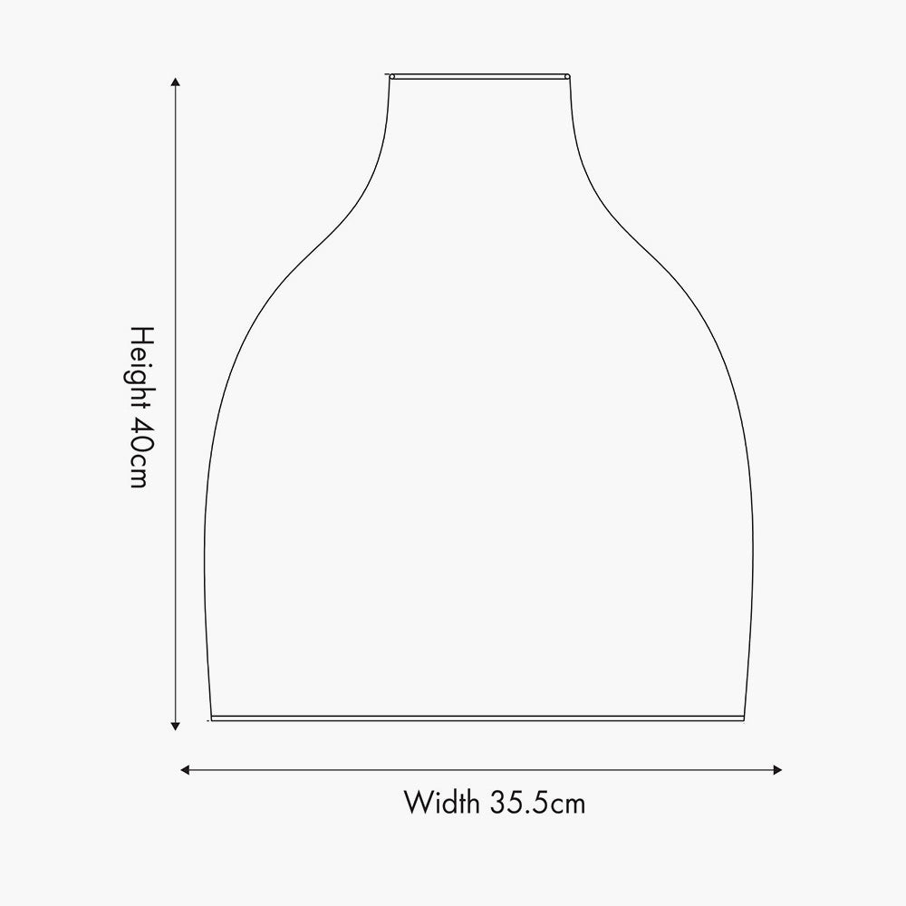 Caswell Black Rattan Cloche Pendant Light